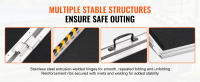 SucceBuy Rampa portátil para silla de ruedas, rampa plegable de aluminio antideslizante. Rampa para discapacitados para el hogar, escalones, escaleras y puertas - details 2
