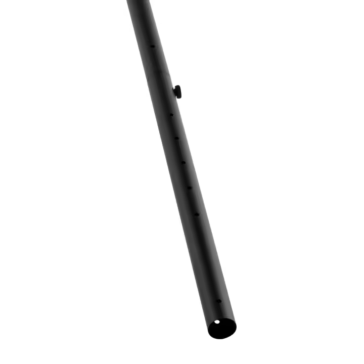 SucceBuy Poste de señalización portátil, soporte de poste de señalización de hierro fundido de 5 pies con base de plástico duro y ruedas, soporte de señal de estacionamiento móvil para señales de calle sin estacionamiento, negro - 1