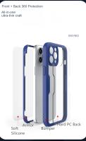 Funda de teléfono transparente con protección de cuerpo completo 360 para iPhone 15 14 Pro Max 11 12 13 X XR XS 7 8 SE cubierta de parachoques de pantalla frontal suave - details 4