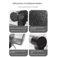 Alimentador automático de pecera con sincronización inteligente, doble antibloqueo, funcionamiento silencioso, alimentador eléctrico de peces de gran capacidad ajustable - details 3