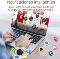 Reloj Inteligente Mujer con Llamadas Inteligente Táctil HD 1.32" con SpO2/Pulsómetro/Monitor Sueño Compatible con Android e iOS Marca ROGBID Resolución de Pantalla 360x360 - details 1
