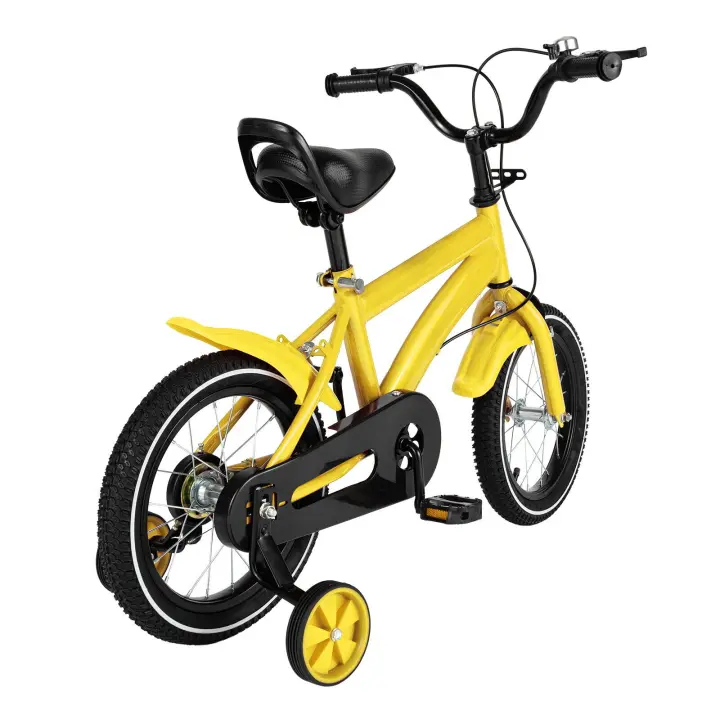 Bicicleta con estabilizadores para niños y niñas, bici de 14 pulgadas para niños de 3 a 6 años - 1