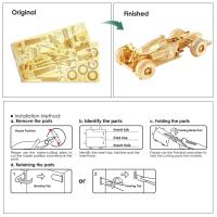 Piececool Building Racing Car 3D Metal Puzzle Asamblea Modelo Kits Juguete Creativo - details 14