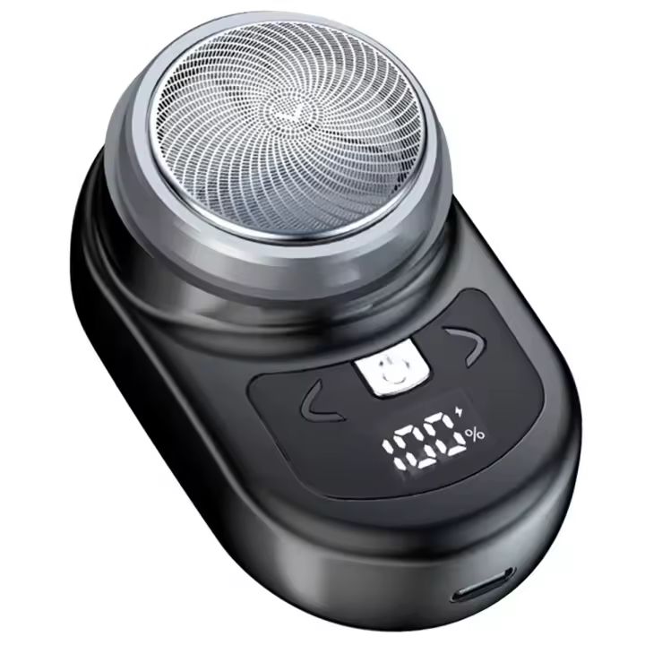 Afeitadora Eléctrica Portátil Mini Afeitadora para Hombres con Pantalla LCD - 1