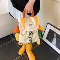 Bolsas para padres e hijos de 2 tamaños a juego de colores, mochila escolar con cordón multibolsillo de estilo coreano, mochila de nailon de gran capacidad para niños - details 18