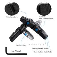 Pastillas de freno prémium para bicicleta de montaña profesional, Kit de bloques de freno para bicicleta, llave hexagonal gratis, 4 piezas - details 1
