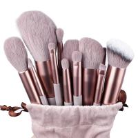 Set De 13 Pinceles De Maquillaje Suaves Y Fluffy Para Cosméticos Base Rubor Polvo Sombra De Ojos Kabuki Pincel De Mezcla Herramienta De Belleza - details 0