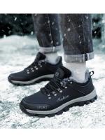 Zapatos de Senderismo Invierno para Hombres Botas Cálidas Exteriores para Acampar Antichoque Zapatillas de Escalada con Cordones RUNSUN DAILY - details 11