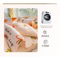 Juego de cuatro piezas mate, ropa de cama para estudiantes, grueso, agradable para la piel, estampado pequeño, juego de tres piezas - details 13