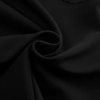 Vestido negro de línea A con diseño de manga larga para mujer, primavera verano, nuevo. - details 25