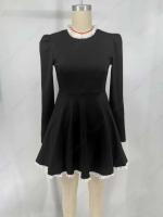 Tossy-minivestido de encaje negro para mujer, vestido de fiesta Vintage elegante de cintura alta a la moda, retales de verano 2024 - details 7