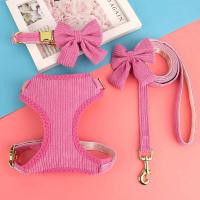 Set de 3 Arneses Transpirables para Perros Collar de Terciopelo Suave con Correa - details 39