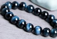 Pulsera de ojo de tigre bule Natural para hombres y mujeres, amuleto de buena suerte hecho a mano, joyería Feng Shui - details 4