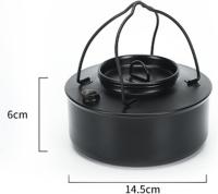 Tetera para acampar, tetera para senderismo, estufa al aire libre, olla para agua hervida - details 2
