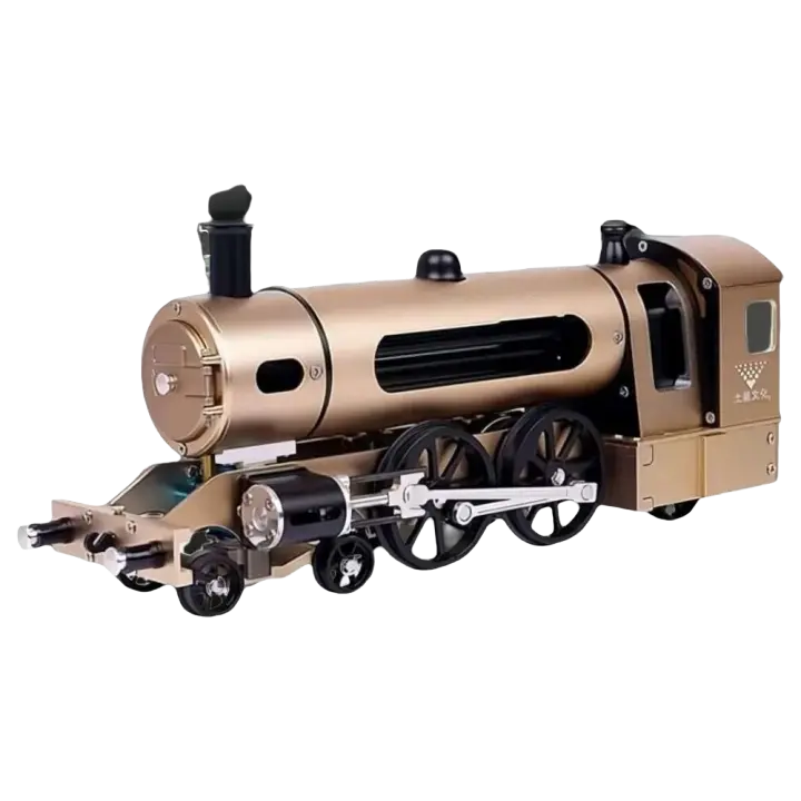 387 Uds DIY Boutique modelo mecánico de Metal juguete eléctrico pista de vapor pequeño tren conjunto de regalo para niños Kit de montaje - 1