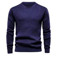 Nuevas sudaderas de cuello redondo para hombre, ropa de abrigo grande de Color sólido, camisetas para correr al aire libre de primavera - details 7