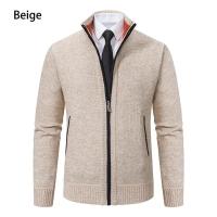 Jersey de punto para hombre, cárdigan, suéter de lana, chaqueta casual cómoda y cálida. - details 1