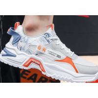 Zapatos masculinos nuevos zapatos deportivos con superficie de malla transpirable zapatos de moda para correr con suela gruesa para hombres blancos - details 10