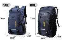 Mochila de senderismo para hombres y mujeres con gran capacidad 50L/80L para deportes al aire libre Trekking montañismo escalada Camping hombro - details 0