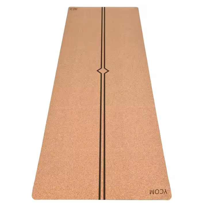 Estera de yoga de corcho, estera de baile antideslizante ensanchada y gruesa de caucho Natural para deportes y fitness - 1