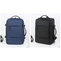 Mochila de viaje clásica para hombre, morral de negocios expandible con USB, bolsa de gran capacidad para ordenador portátil, impermeable, a la moda - details 7