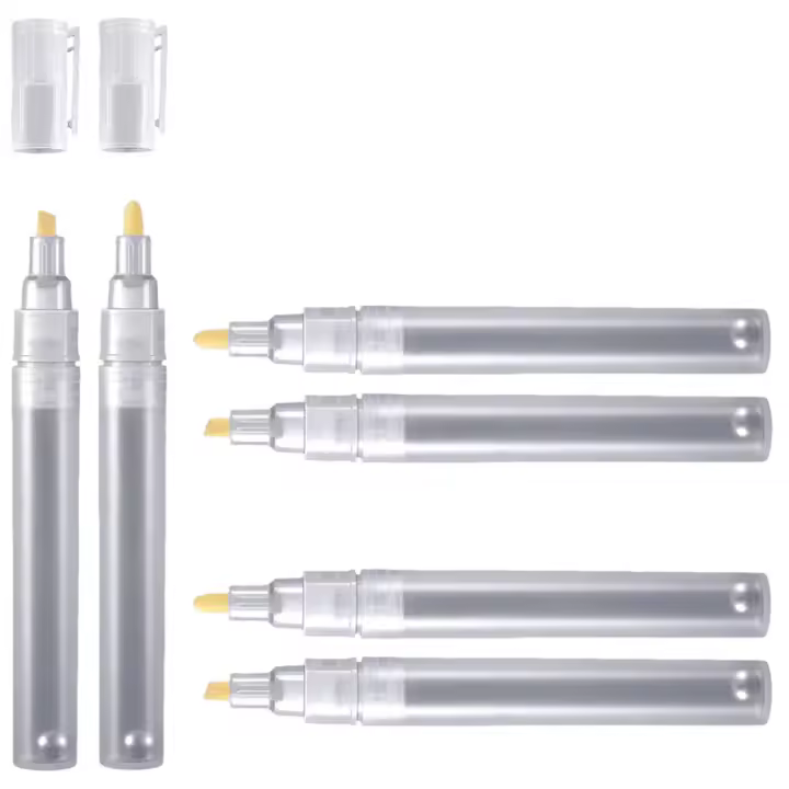 Rotuladores de pintura en blanco rellenables vacíos, bolígrafo de pintura recargable, punta fina, marcadores de Graffiti, marcadores acrílicos para pintura al óleo - 1