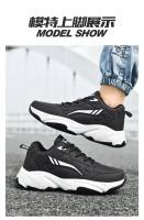 Zapatillas De Deporte De Cuero PU, Zapatos Informales Para Hombres, Zapatos Deportivos Para Niños, Negro Puro, Talla Grande 47 48, Tenis Masculinos - details 13