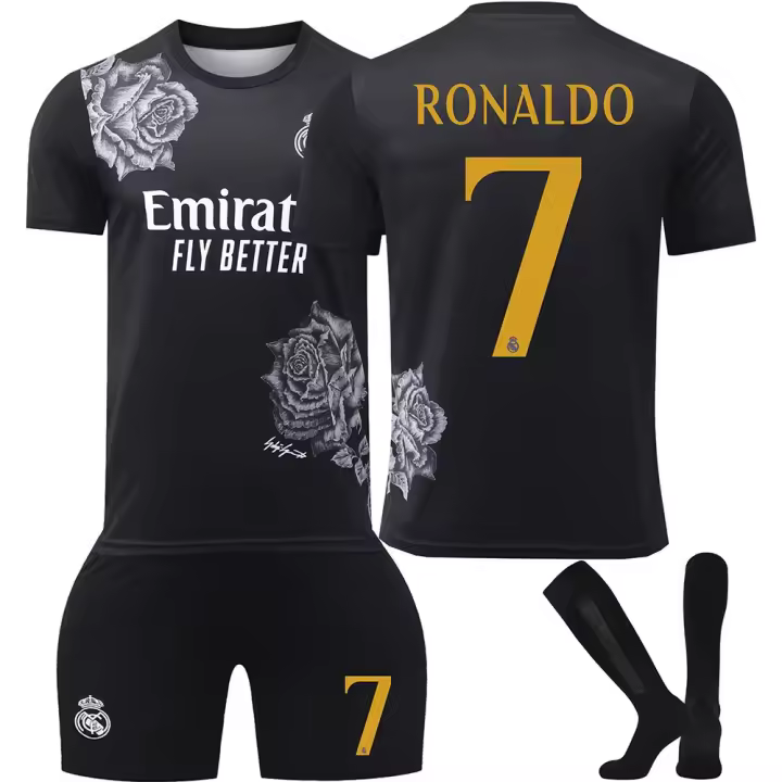 Conjunto De Ropa Infantil Para Niños Y Niñas Fan De Camiseta De Entrenamiento Uniforme Deportivo Casual Unisex Verano Poliéster - 1