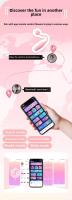Pequeña bestia vibrando huevo juguete sexual adulto de silicona para mujeres masturbador G punto clitoris estimulador APP control remoto vibrador - details 5