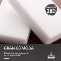 Otomano Giratorio Moderno de Estilo Tejido de Piel Sintética Rojo Ideal para Dormitorio Entrada Salón Tamaño Ø45,5x44,5 cm - details 15