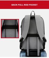 Mochila escolar de gran capacidad para hombre y mujer, bolsa de ordenador de negocios, carga USB, bolsa de ordenador - details 9