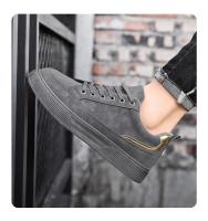 Nuevos zapatos de moda para hombre con suela gruesa resistente al desgaste, zapatos de plataforma suave, versátiles e informales. - details 6
