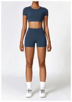 Pantalones Cortos de Yoga de Cintura Alta Leggings Deportivos Suaves para Mujeres - details 4