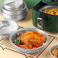 Plato de Aluminio Multiusos 50PCS Resistente a la Temperatura Antiadherente para Freidora de Aire Horneado Práctico Herramienta de Cocina - details 1