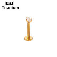 Piercing de titanio para la oreja, g23, labret tragus, anillos para labios, hilo interno, hélice, pendientes, aros para cartílago daith, 2 uds. - details 10