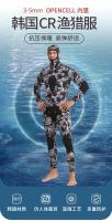 Traje de neopreno de 3MM para buceo, conjunto de 2 piezas de camuflaje para hombre, pesca submarina, mantiene el calor, surfistas, traje de buceo de cloropreno - details 0