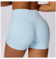 Pantalones Cortos de Yoga para Mujeres Fitness Running Ciclismo Pantalones Deportivos Transpirables Cintura Alta Entrenamiento Gimnasio Push Up Leggings de Nylon - details 23