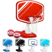 Juego de baloncesto para piscina, incluye aro de baloncesto acuático junto a la piscina, 2 pelotas y bomba: elige tu estilo - details 0