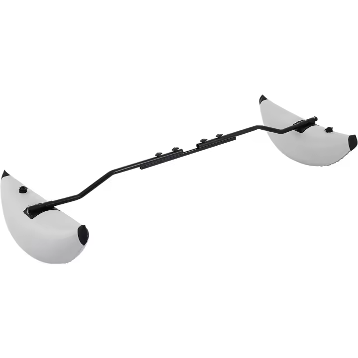 SucceBuy Estabilizador de estabilizador para kayak, 2 piezas de flotador inflable de PVC con brazos laterales, kit de sistema estabilizador para canoas - 1