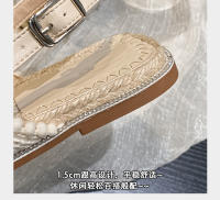 Sandalias De Pescador Tejidas Con Hierba Verano Para Mujer Nuevo Plano Sanya Nicho De Vacaciones De Viaje Zapatos Romanos Franceses - details 4