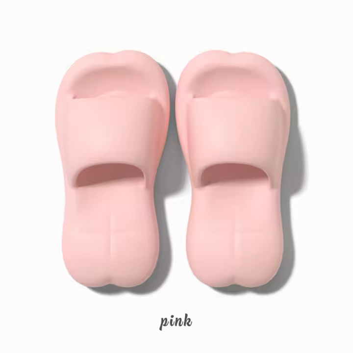 Zapatillas frescas para el verano de las mujeres nuevo interior hogar baño baño antideslizante fondo suave silencioso cojín de aire zapatillas - 1