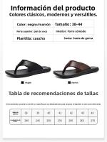 Chanclas de hombre nuevas de verano, antideslizantes y desodorantes, para conducir, informales, tipo sandalia de playa. - details 4