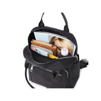 Mochila De Viaje Informal Para Mujer, Bolso De Hombro Oxford Impermeable, Bolso De Mano De Gran Capacidad, Monedero Negro, - details 23