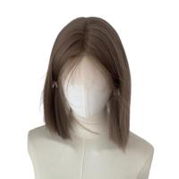 Peluca japonesa Cos de verano, dulce y corta, pelucas con malla frontal rosa y marrón, diadema, pelucas naturales frescas de Cosplay de Lolita, juego de rol - details 17