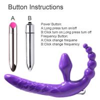 Leten Vibrador Estrapless Juguete para Adultos de Doble Penetración Beads Anal - details 6