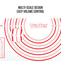 Mantel de Silicona Walfos para Amasar y Rollar Panel Grueso Doméstico de Grado Alimenticio Antiadherente Grande y de Herramientas de Panel Material de Plástico Adecuado para Hornear Universal - details 6