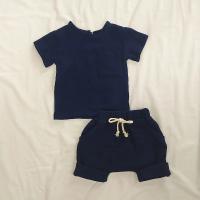 Conjunto De Ropa Para Bebés De Algodón 2 Piezas Vestimenta Infante Niño Y Niña Ropa De Verano Suave Con Romper Y Camiseta Para Bebés Recién Nacidos Y Niños Pequeños - details 25