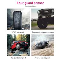 Sistema de supervisión de alarma de presión de neumáticos de coche TPMS, Control automático de brillo, energía Solar inalámbrica, 4 sensores, accesorios de decoración - details 7