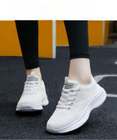 Zapatillas de moda para mujer Fly Weave Transpirable Suela blanda Ligero Tendencia Moda Casual Zapatillas de deporte - details 11