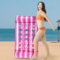 Cama inflable de agua para dormir, tumbona flotante de PVC, colchón de aire plegable para piscina, juguetes de natación al aire libre - details 2